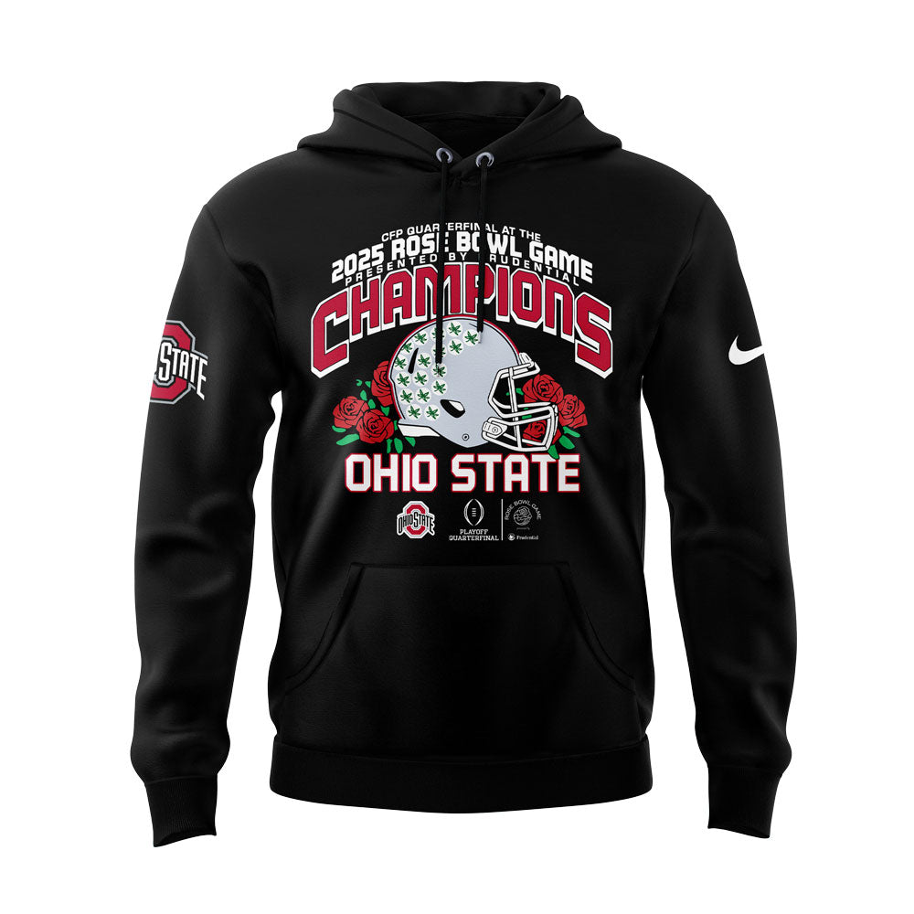 Ohio State Football 2025 Rose Bowl Champions Hoodie