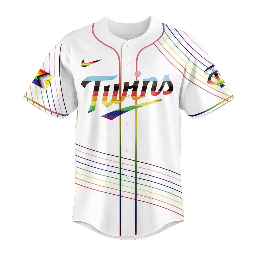 Limited Edition Minnesota Twins Happy Pride Month Jersey