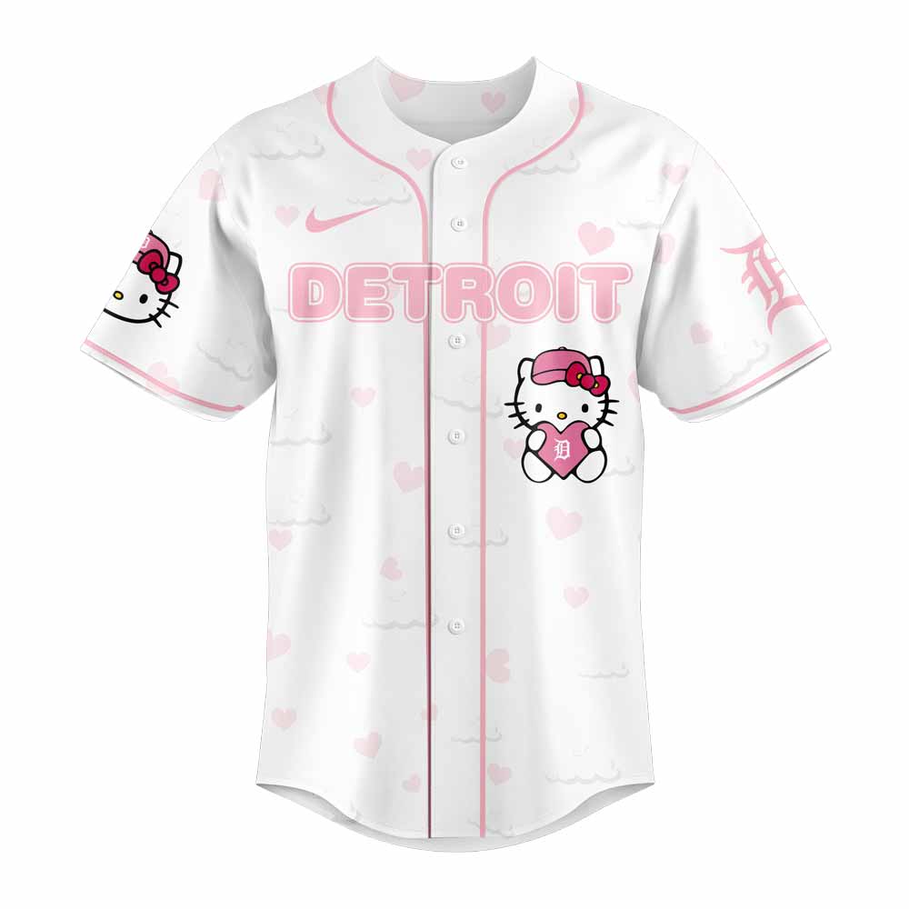 Detroit Tigers Hello Kitty Night Combo Jersey