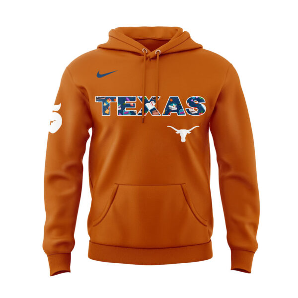 Texas Football TEACHER Appreciation 2025 Orange Combo Hoodie