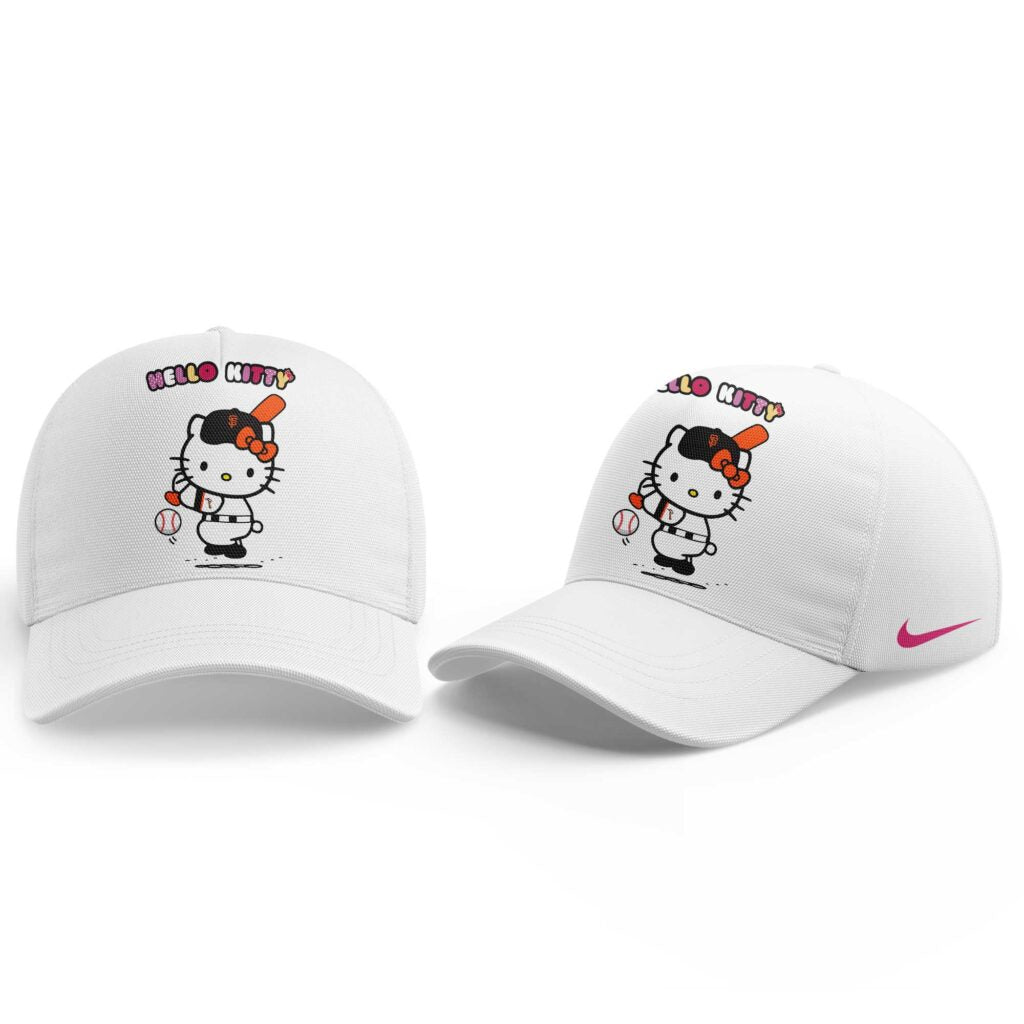 Limited Edition San Francisco Giants x Hello Kitty White Jersey