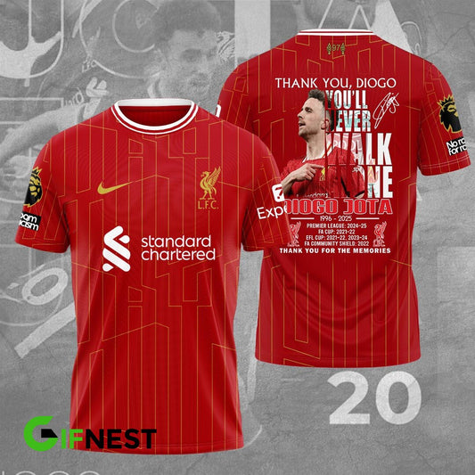 Diogo Jota Thank You For Memories T-Shirt