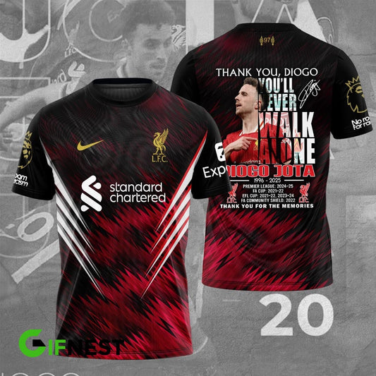 Diogo Jota Thank You For Memories T-Shirt