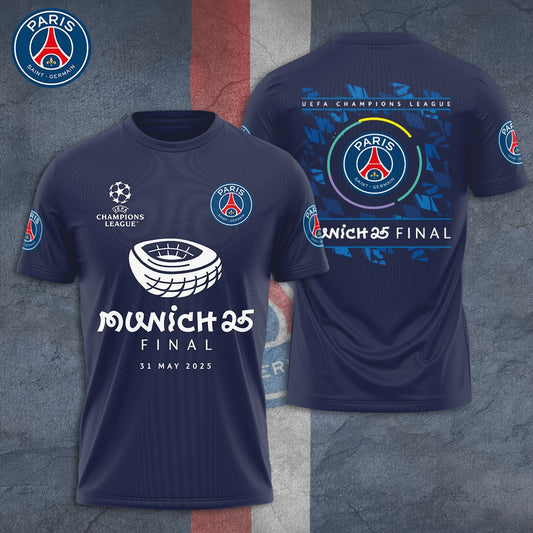 Paris Saint-Germain F.C Champions League Winner 2025 T-Shirt
