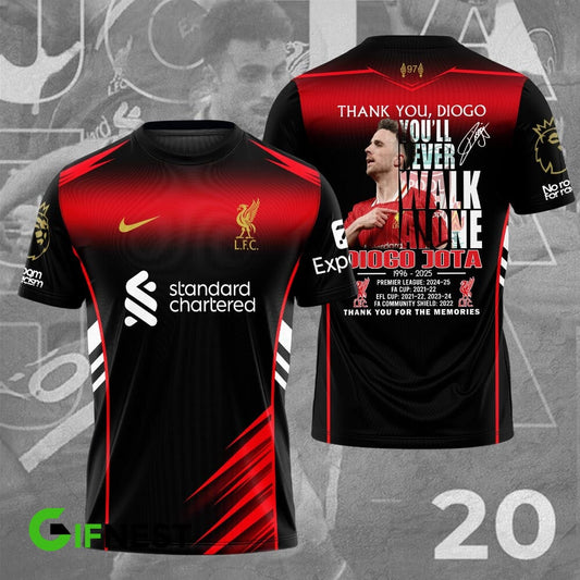Diogo Jota Thank You For Memories T-Shirt
