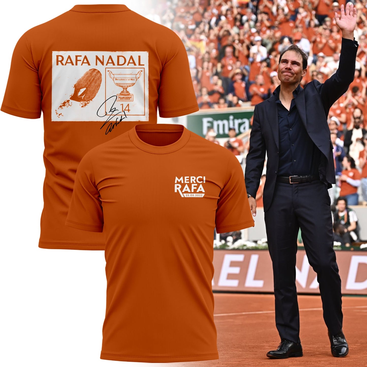 Exclusive Versio Rafael Nadal Tshirt 2025