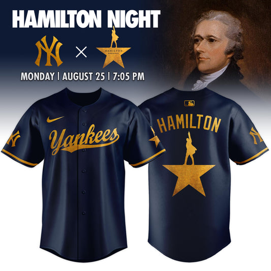New York Yankees MLB x Hamilton Night 2025 Limited Edition Jersey