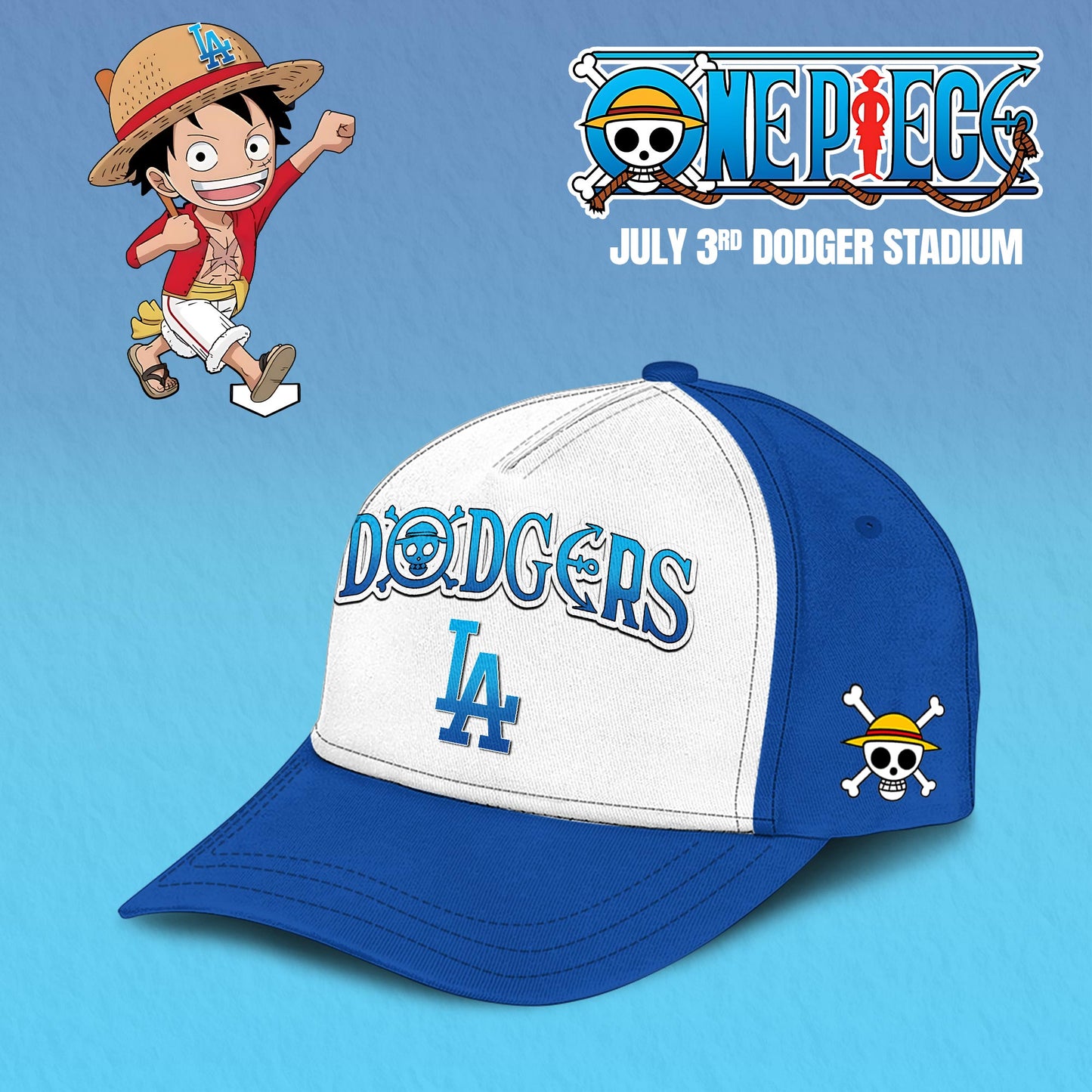 Los Angeles Dodgers x One Piece Night Game 2025 Limited Edition Shirt