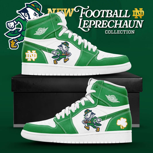 Notre Dame Fighting Irish Football Leprechaun 2025 New Air Jordan 1 Sneaker