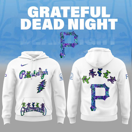 Pittsburgh Pirates Grateful Dead Night Hoodie