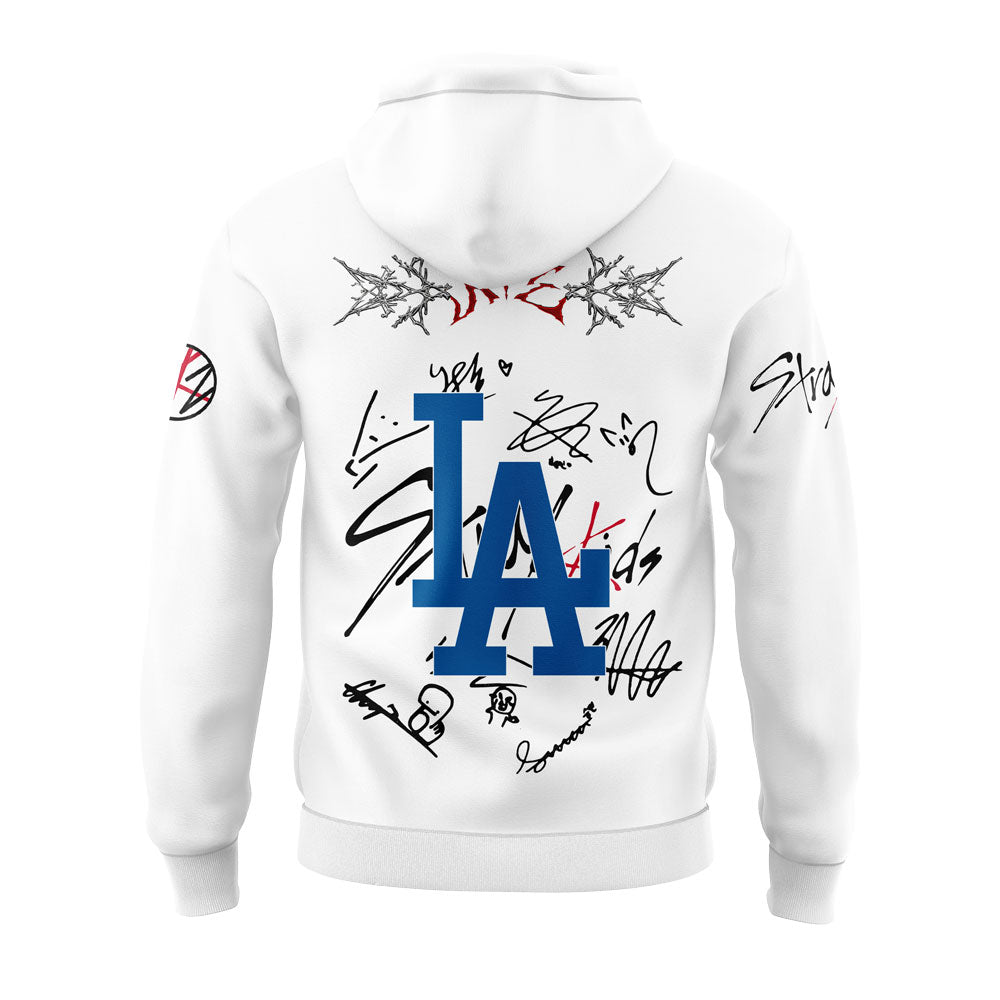 Limited Edition LA Dodgers x ATE Show Signature White Hoodie
