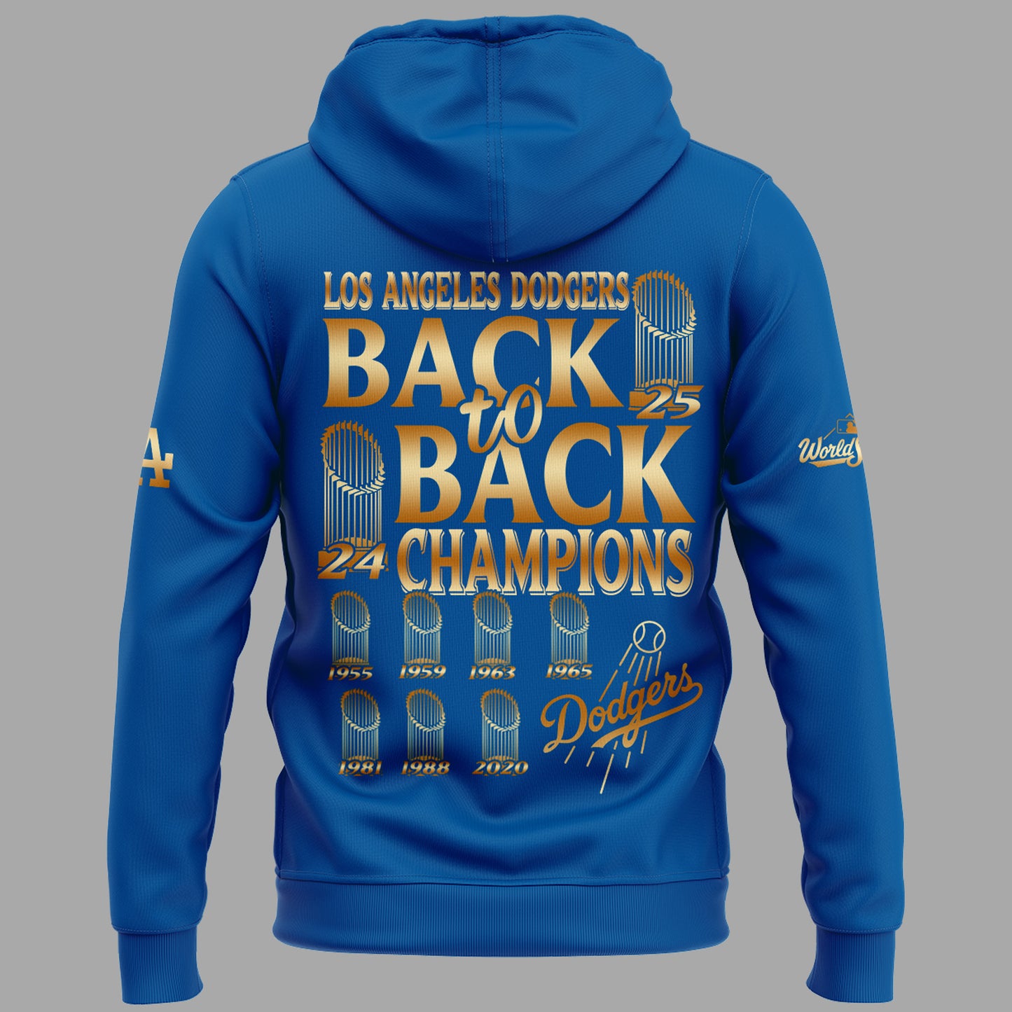 LA Dodgers – 2025 World Series Champions Limited Edition Combo Hoodie