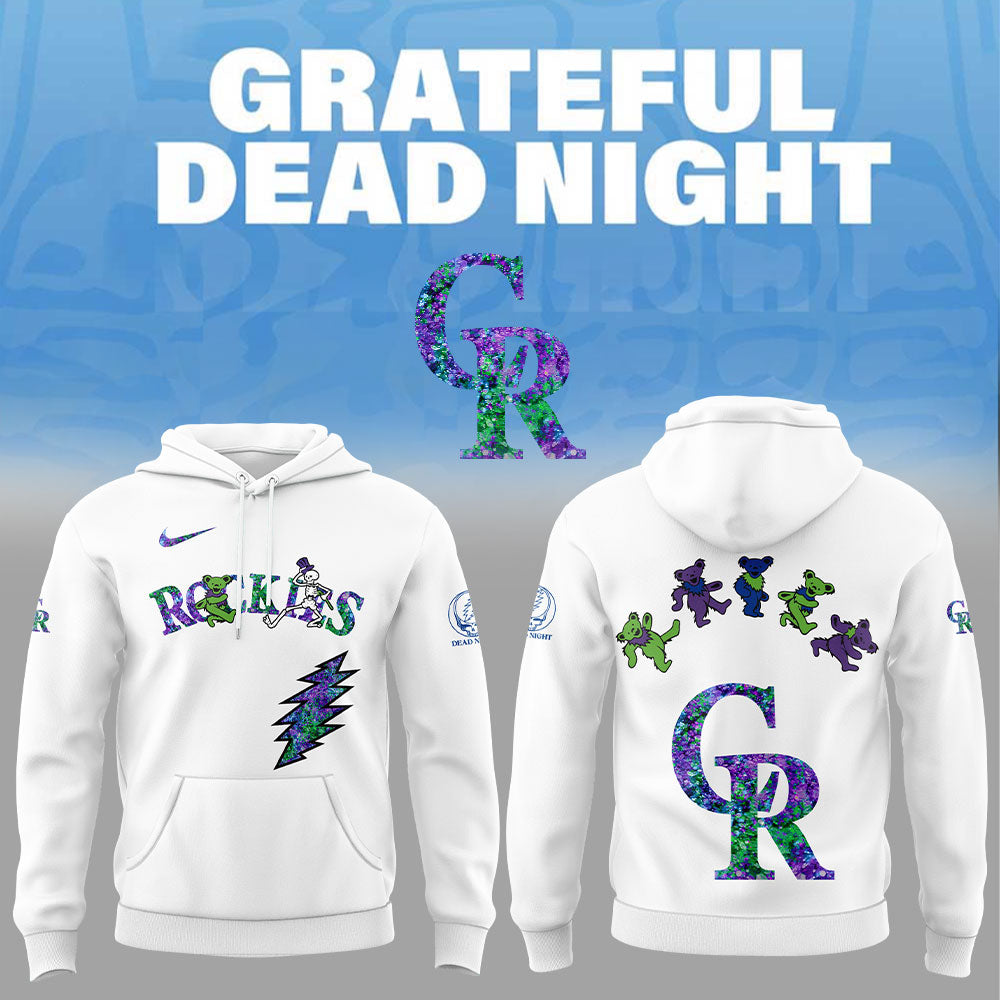 Colorado Rockies Grateful Dead Night Hoodie