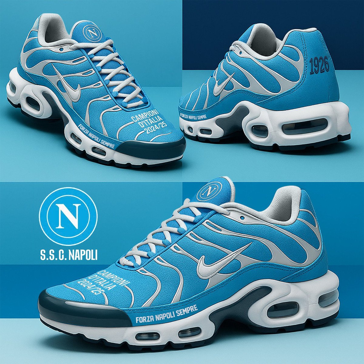 SSC Napoli 2024 - 2025 Champions Air Max Shoes