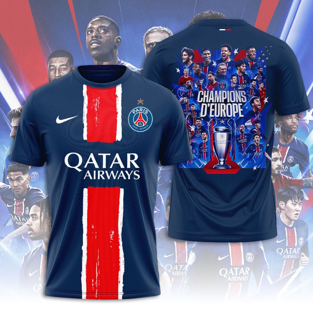 Paris Saint-Germain UEFA Champions T-Shirt