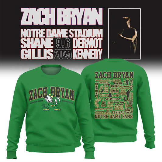 Exclusive Version Zach Bryan x Notre Dame Sweat 2025