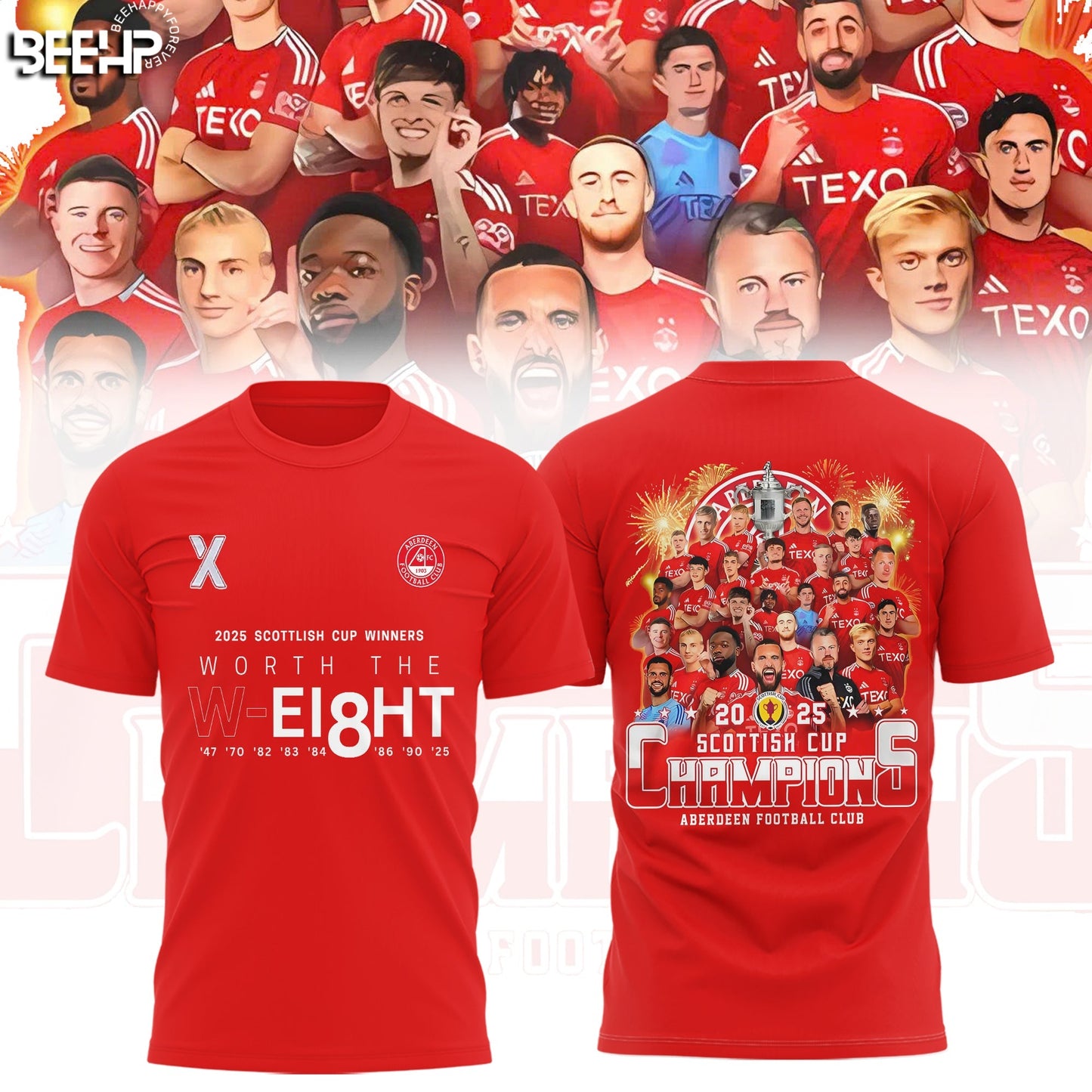 The Champions of Scotland – Aberdeen 2025 T-Shirt