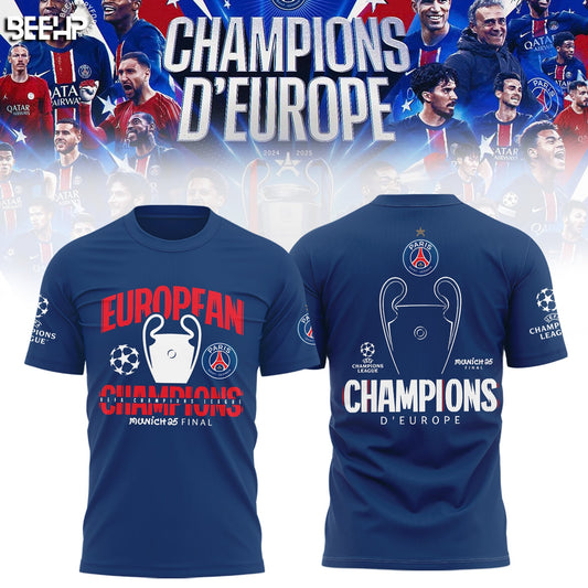 Paris Saint-Germain UEFA CHAMPIONS 2025 T-Shirt