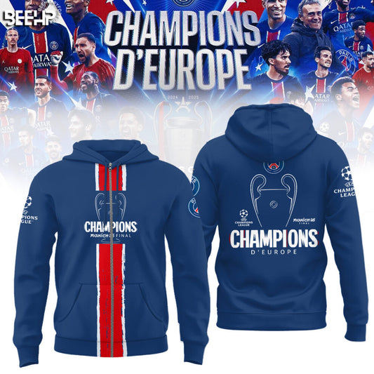 Paris Saint-Germain UEFA CHAMPIONS 2025 Hoodie