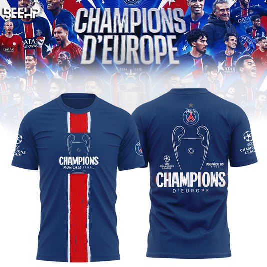 Paris Saint-Germain UEFA CHAMPIONS 2025 T-Shirt