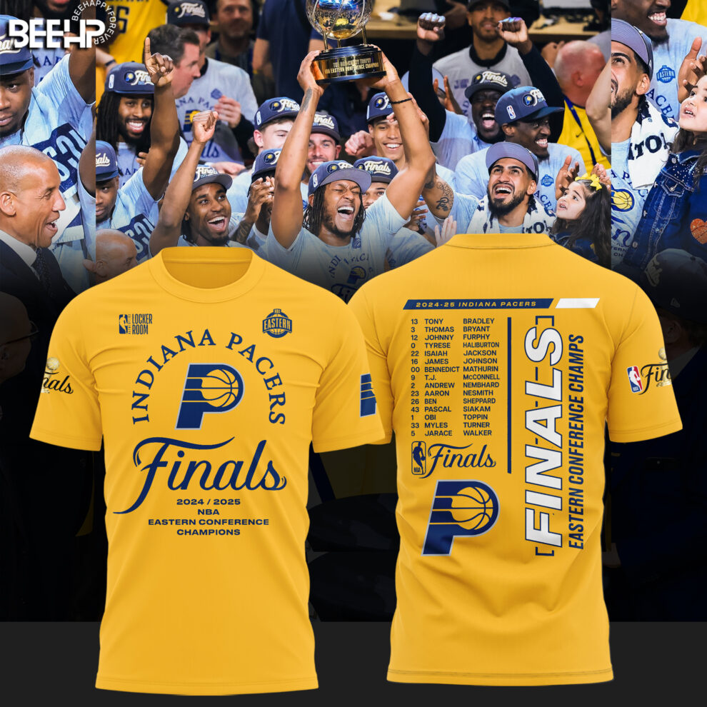 Indiana Pacers Fanatics 2025 Eastern Conference Champions Shirt