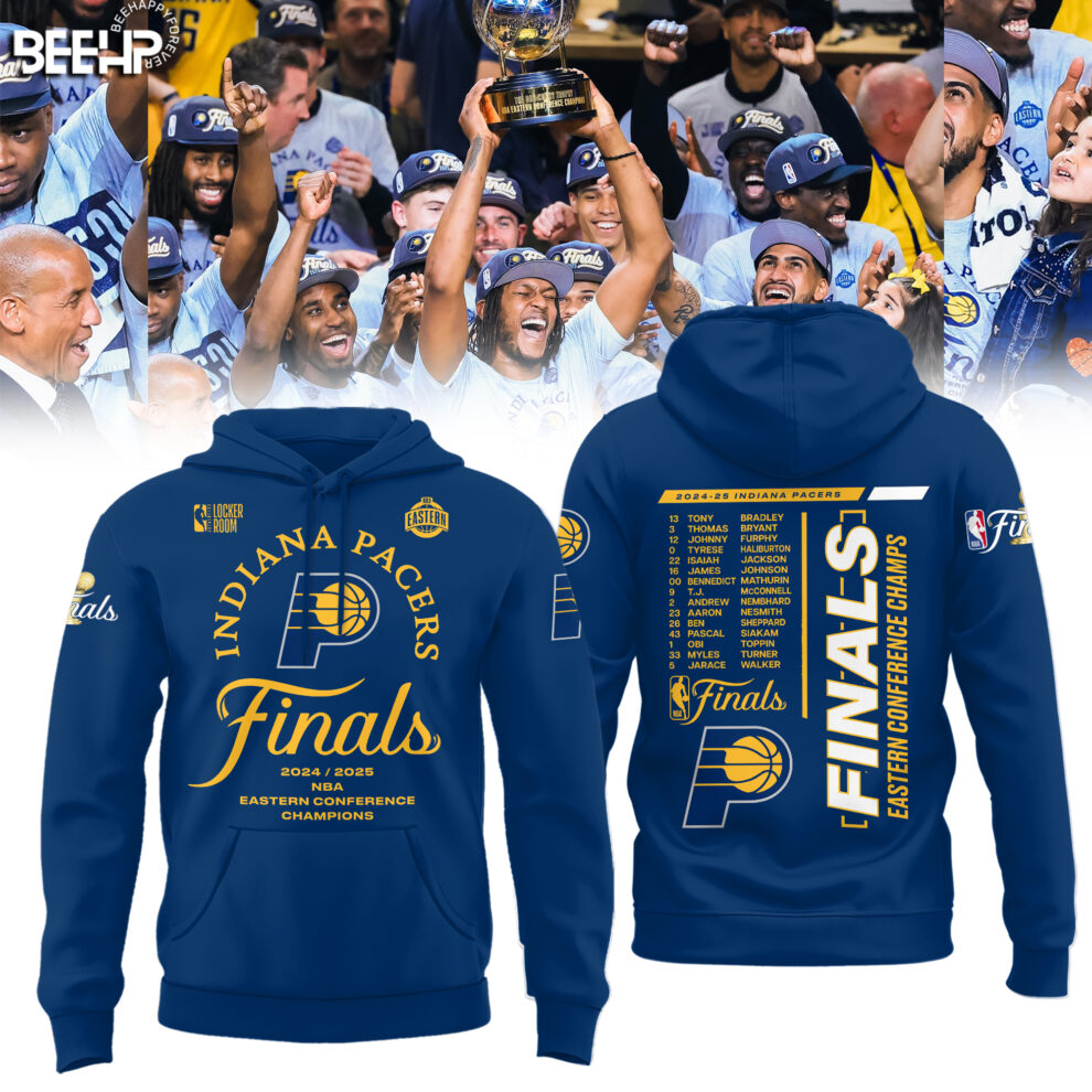 Indiana Pacers Fanatics 2025 Eastern Conference Champions Hoodie