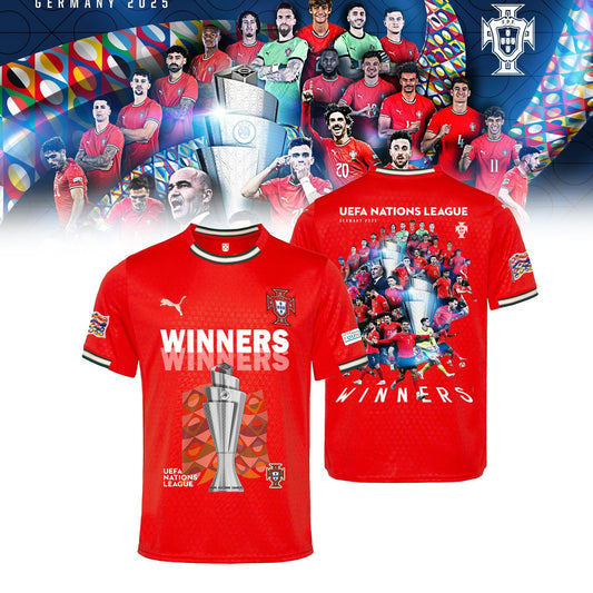Portugal Champions UEFA Nations League 2025 Soccer Jersey Limited Edition Jersey