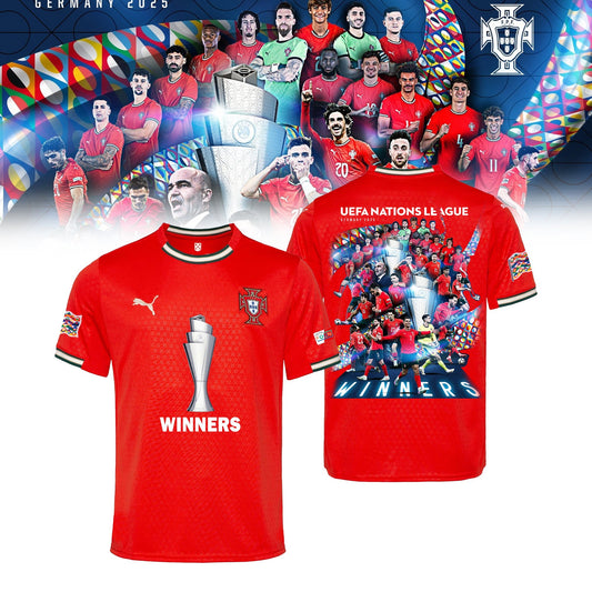 Portugal Champions UEFA Nations League 2025 Soccer Jersey Limited Edition Jersey