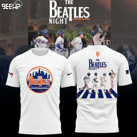 New York Mets The Beatles Night 2025 Limited Edition T-Shirt