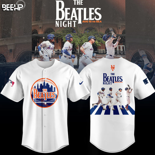 New York Mets The Beatles Night 2025 Limited Edition Jersey