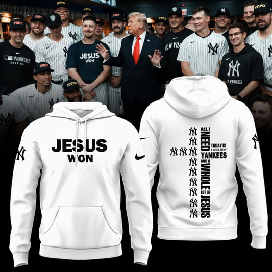 New York Yankees JESUS WON 2025 Limited Edition Hoodie