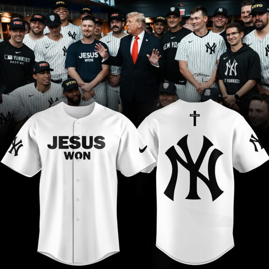 New York Yankees JESUS WON 2025 Limited Edition Jersey