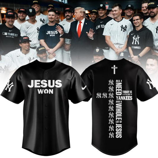 New York Yankees JESUS WON 2025 Limited Edition Jersey