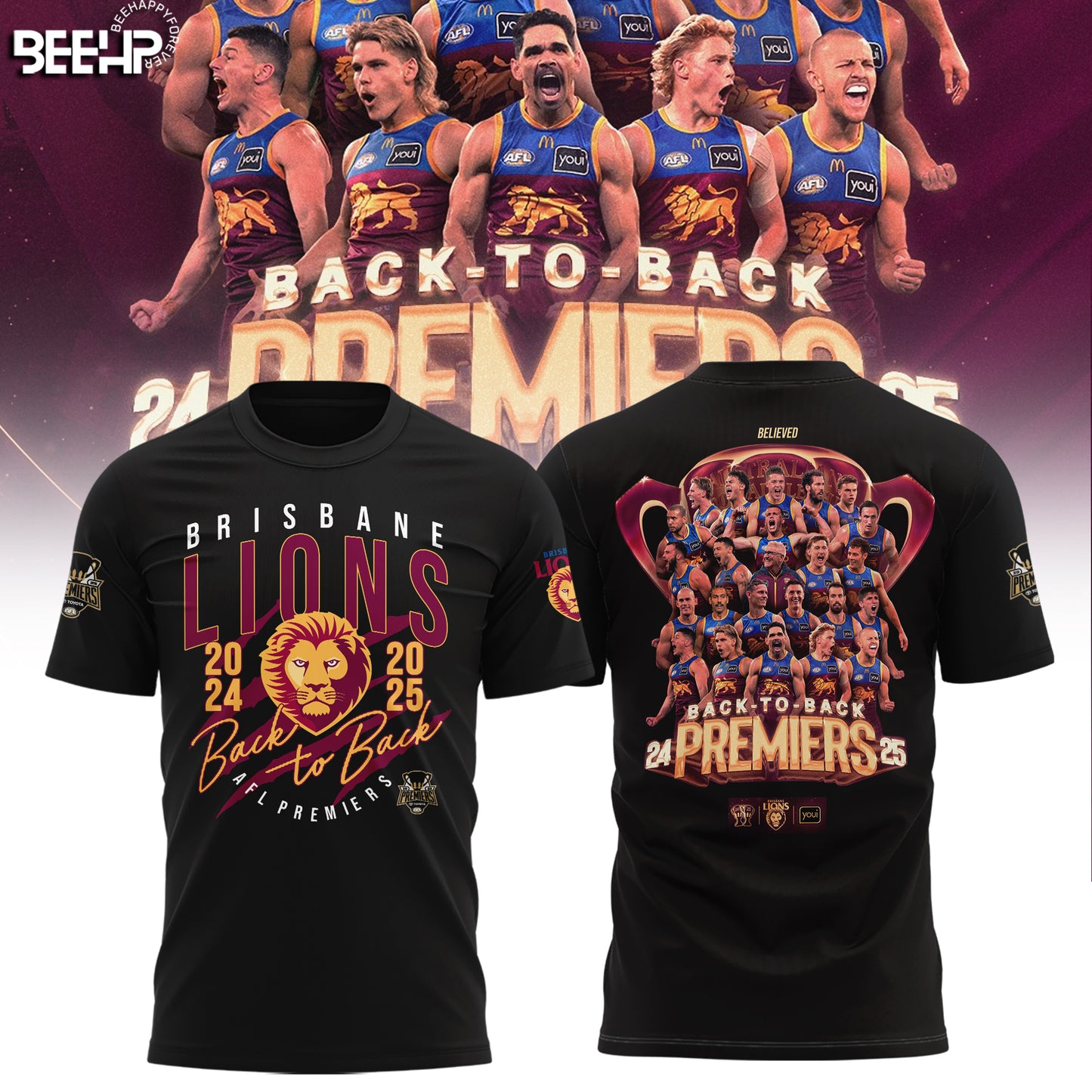 Brisbane Lions 2025 Premiers Limited Edition Shirt