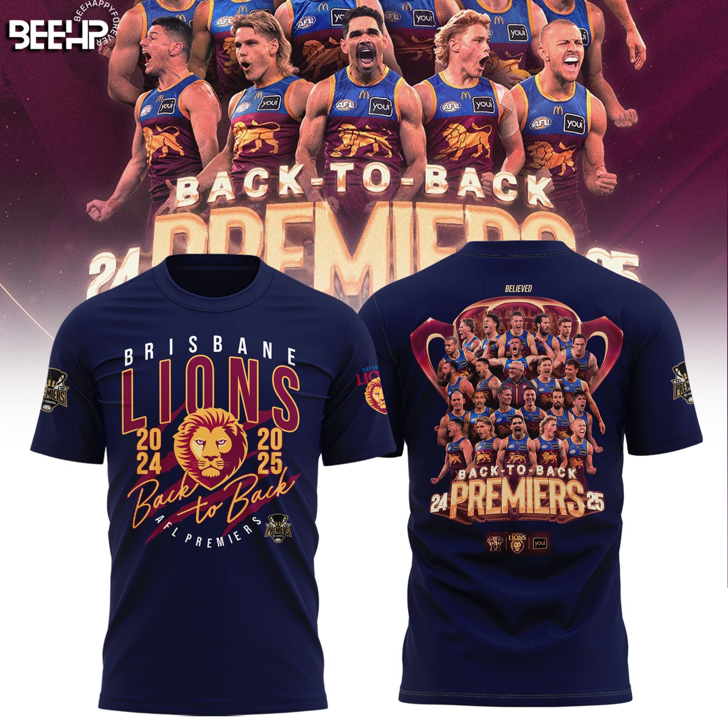 Brisbane Lions 2025 Premiers Limited Edition Shirt
