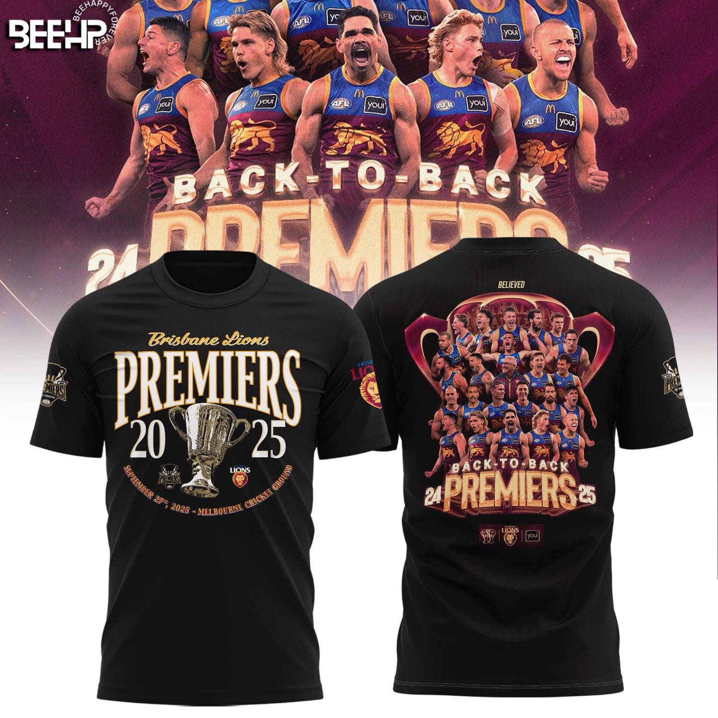 Brisbane Lions 2025 Premiers Limited Edition Shirt