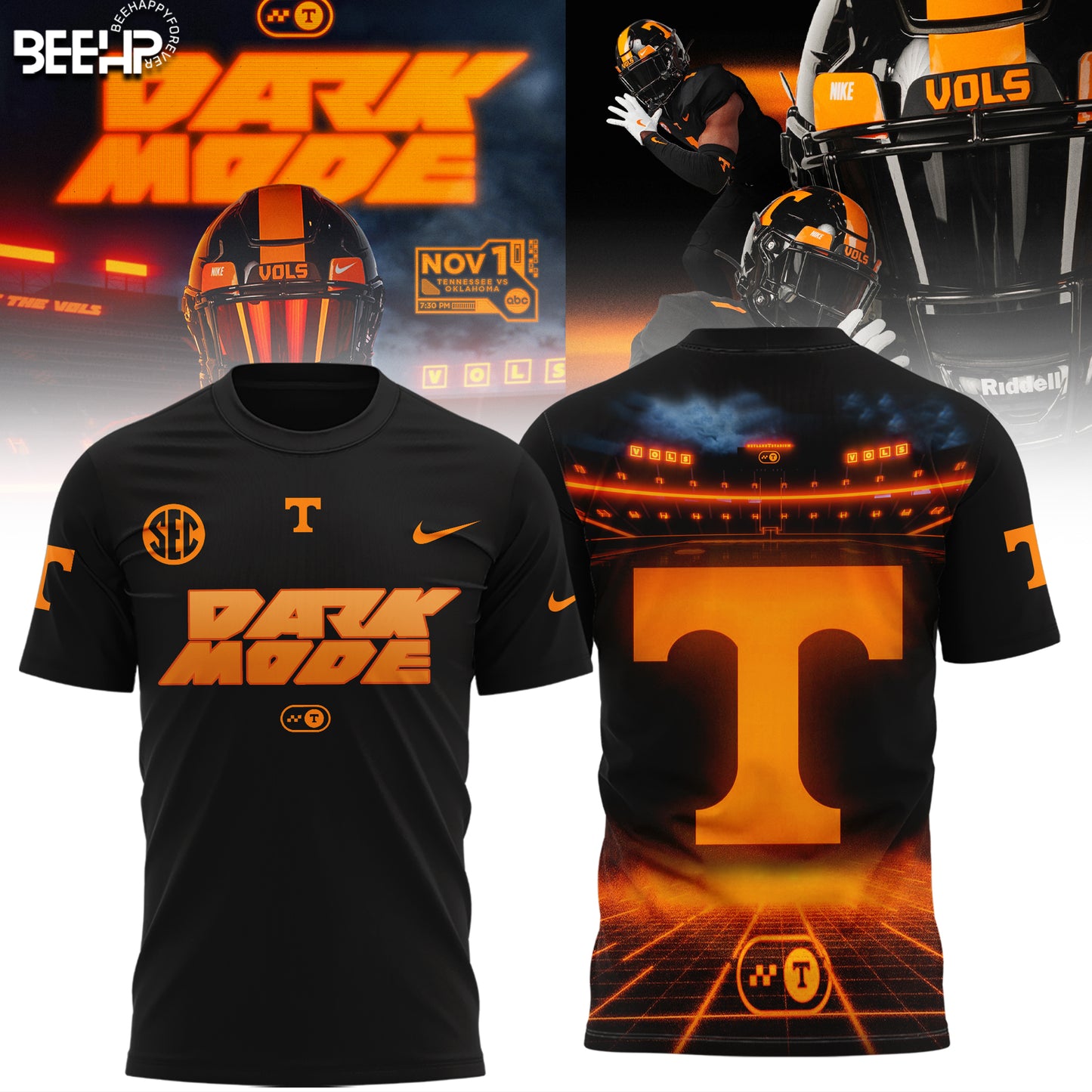 Limited Edition Tennessee Football hoodie dark mode T-Shirt