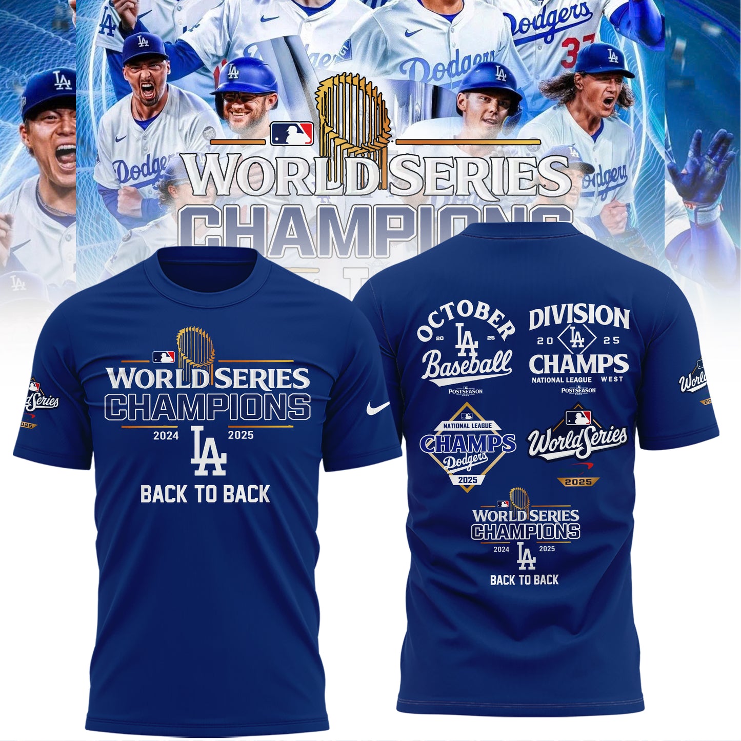 LA Dodgers – 2025 World Series Champions Limited Edition Shirt