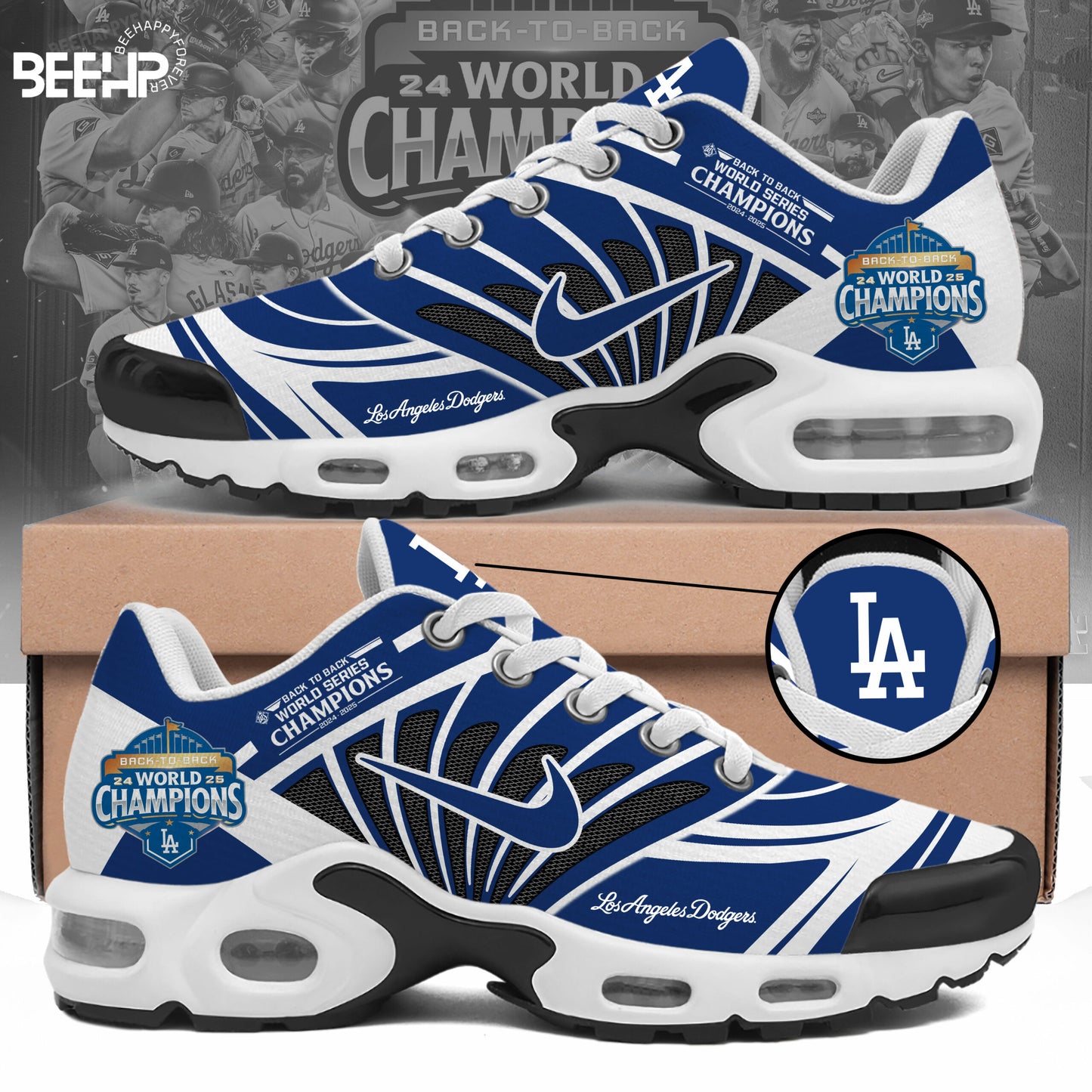 LA Dodgers 2025 World Series Champions Limited Edition New Shoes