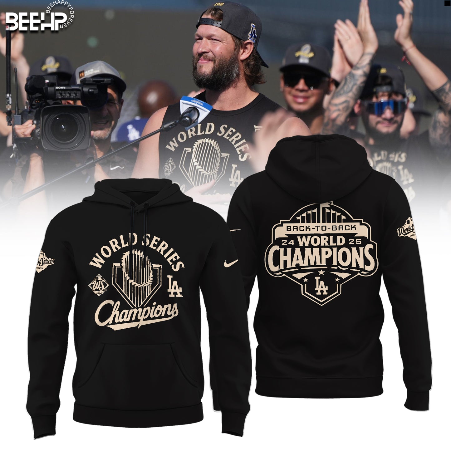 LA Dodgers 2025 World Series Champions Limited Edition Combo Hoodie