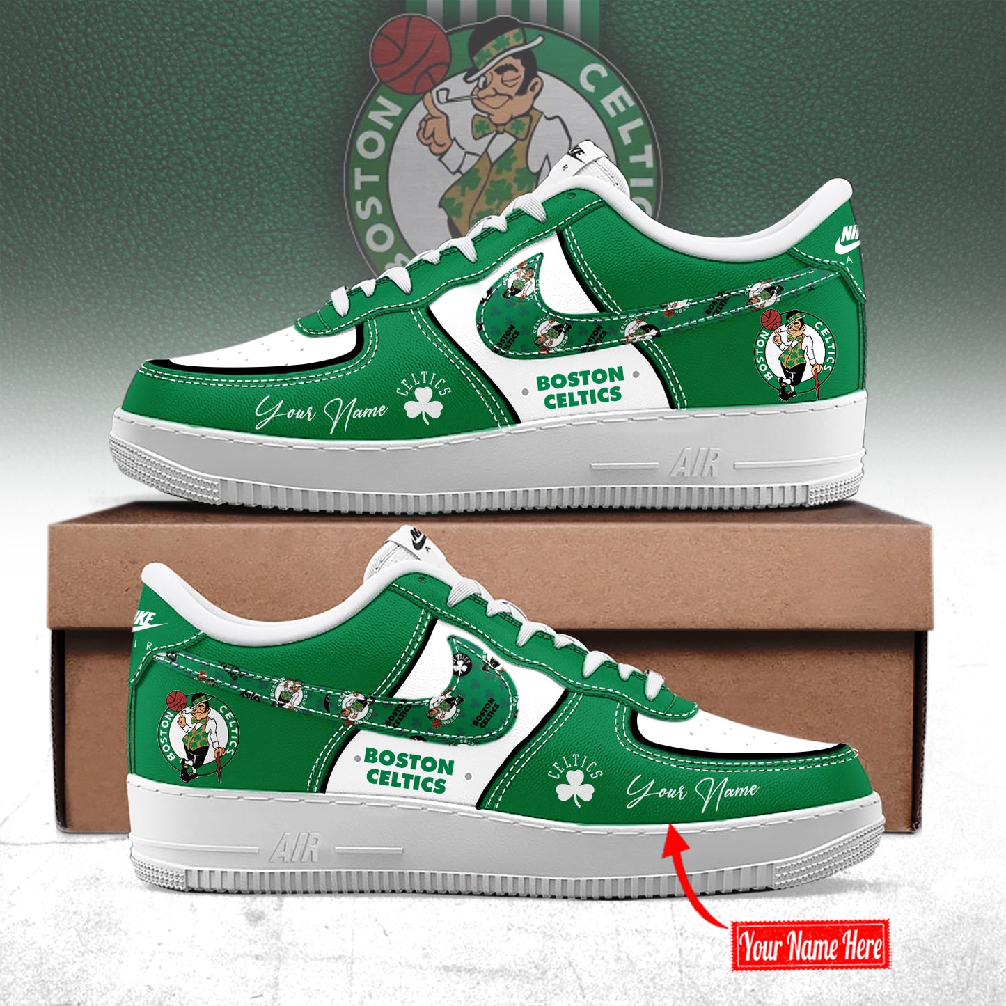 Boston Celtics Limited Edition AF1 Sneaker