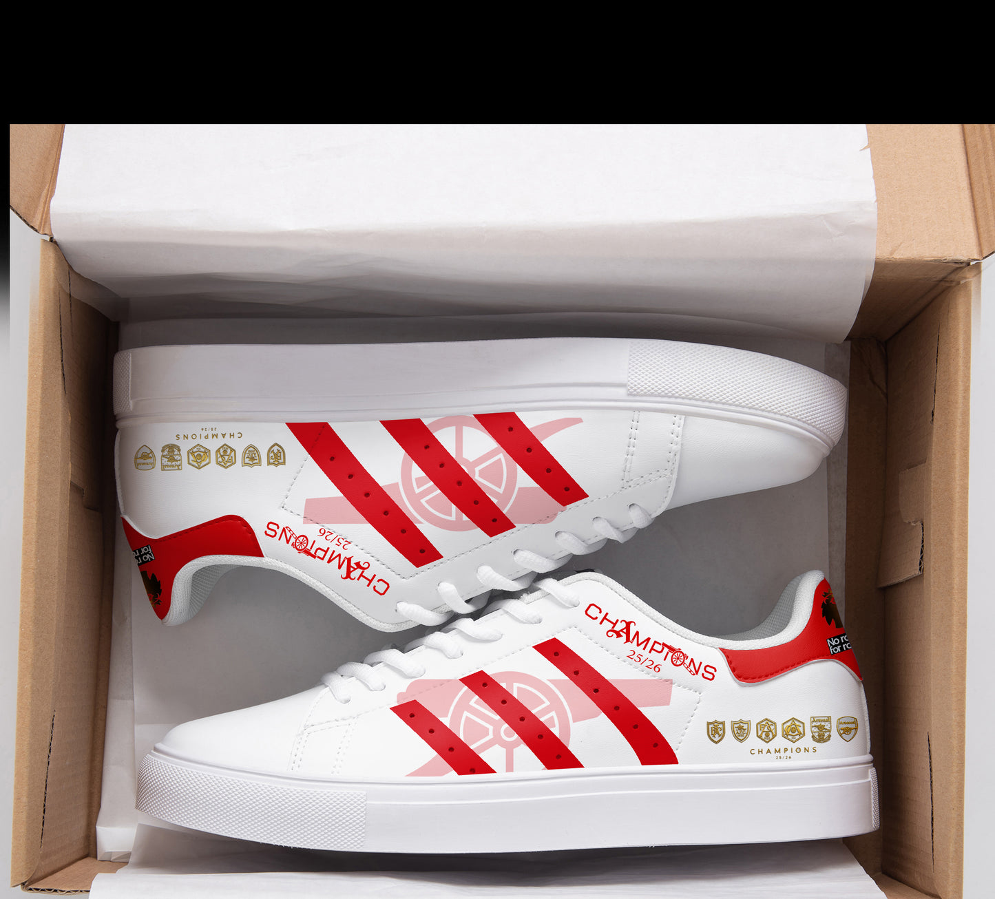Arsenal F.C Premier League champions 25/26 Limited Edition Smith Shoes