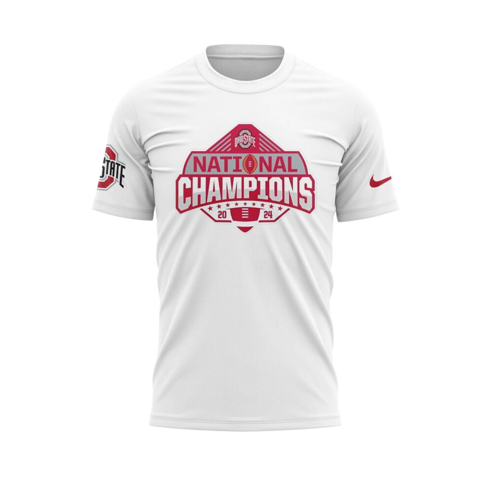 Ohio State Football College Football Playoff National Champions Whrite T-shirt