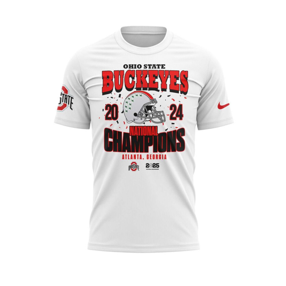 Ohio State Football College Football Playoff National Champions Whrite T-shirt