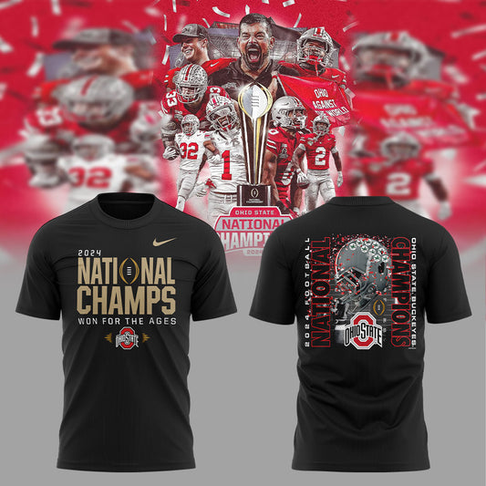Ohio State Football College Football Playoff National Champions Black T-shirt