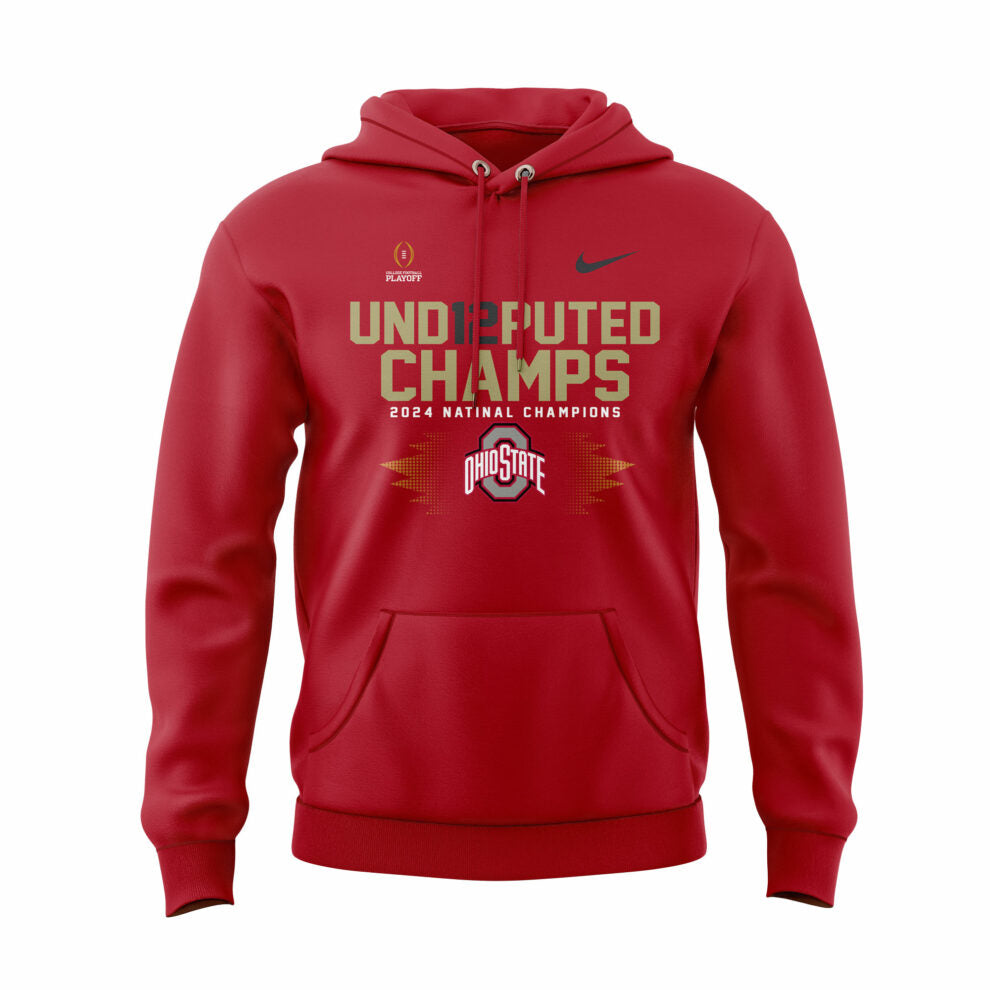 Ohio State Football College Football Playoff National Champions Red Hoodie