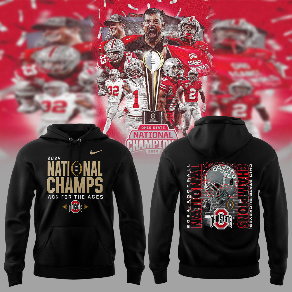 Ohio State Football College Football Playoff National Champions Black Hoodie