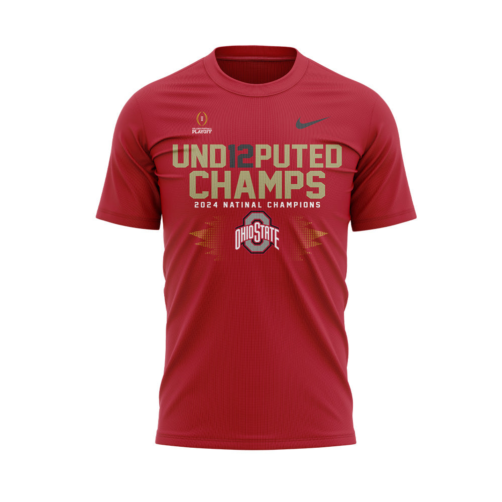 Ohio State Football College Football Playoff National Champions Red T-shirt