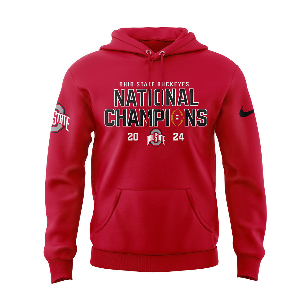 Ohio State Football College Football Playoff National Champions Red Hoodie