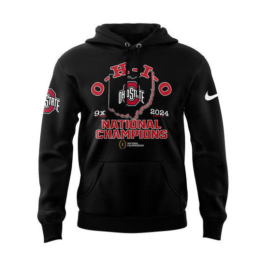 Ohio State Football College Football Playoff National Champions Black Hoodie